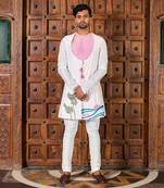 White Bipin Saa Vanraj Kurta Set