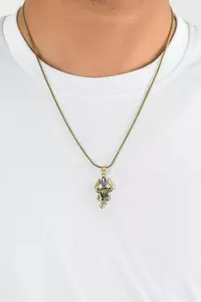 Gold Plated Shiv Trishul Pendant
