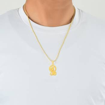 Krishna Idol Pendant with Ball Chain 3