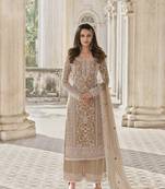 Chiku embroidered net salwar