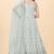 Light-blue embroidered faux georgette salwar