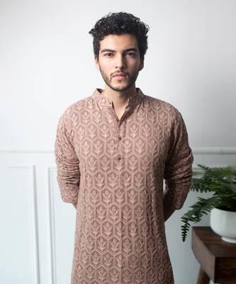 Rose Taupe Kurta Set 2