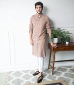 Rose Taupe Kurta Set