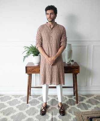 Rose Taupe Kurta Set 3
