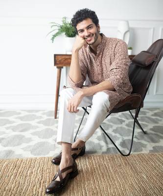 Rose Taupe Kurta Set 4