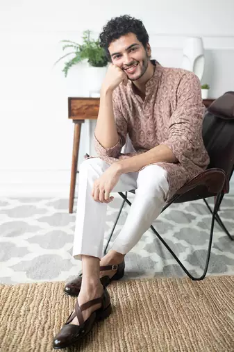 Rose Taupe Kurta Set