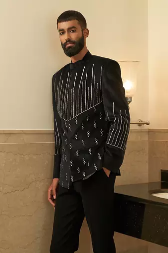 Gunpowder Bandhgala Set