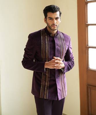 Linear Embellished Bandhgala 5