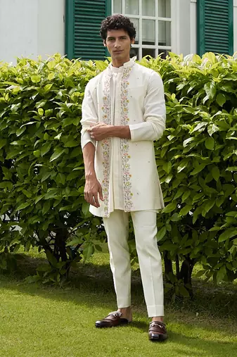 Blossam White Shrug Set