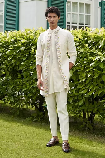 Blossam White Shrug Set