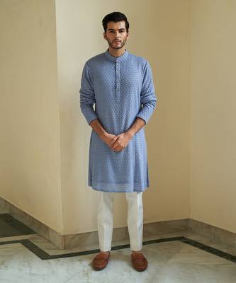 Sky Kurta Set 1