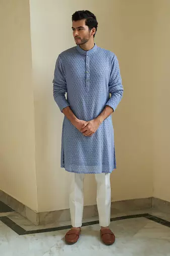 Sky Kurta Set