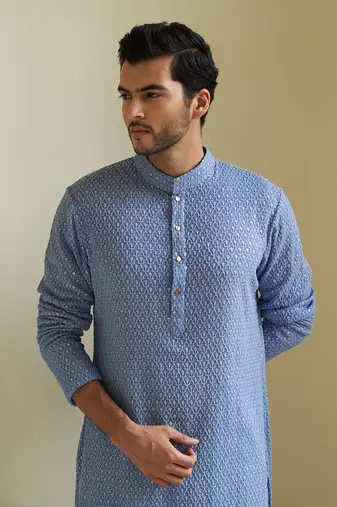 Sky Kurta Set