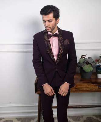 Berry Wine Tuxedo 5