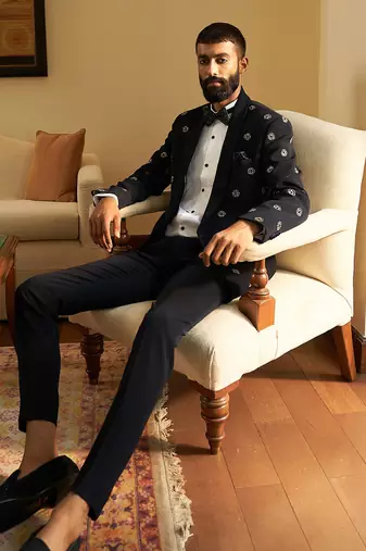 Monogram Tuxedo Set