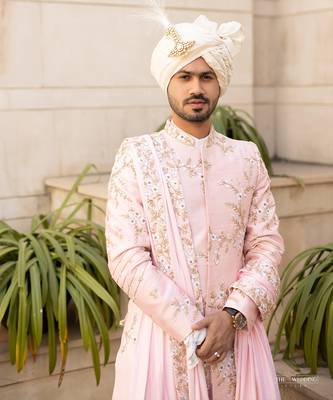 Cherry Blossom Sherwani 2