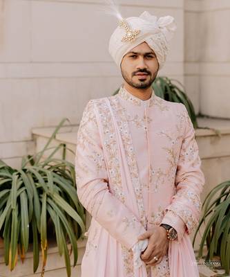 Cherry Blossom Sherwani 3