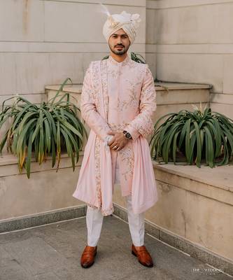 Cherry Blossom Sherwani 1
