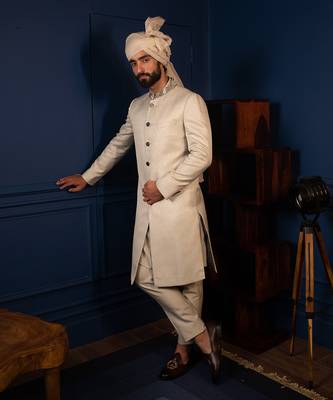 Sharp Chevron Sherwani 1