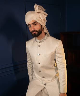 Sharp Chevron Sherwani 4