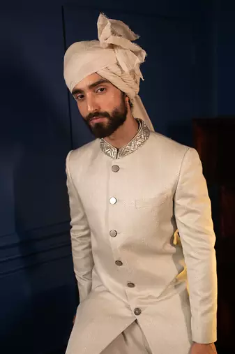 Sharp Chevron Sherwani