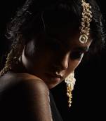 Gold Jardin D'Eden Maangtika