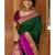 LONDON BEAUTY GREEN SILK SAREES WITH BLOUSE