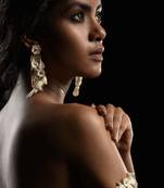 Gold Jardin D'Eden Earing