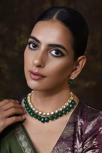 Swabhimann Green Emerald   Necklaces