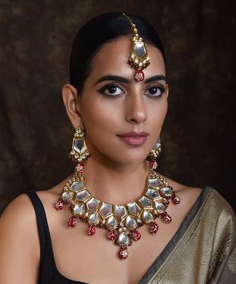 Swabhimann Red ruby   necklaces 1