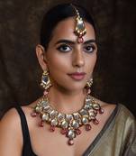 Swabhimann Red ruby   necklaces