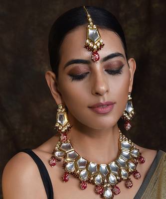Swabhimann Red ruby   necklaces 2