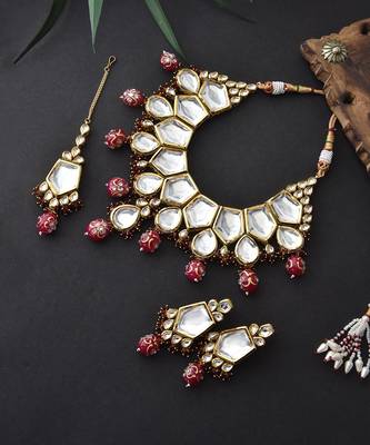 Swabhimann Red ruby   necklaces 5