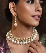 Swabhimann White Pearl Necklaces