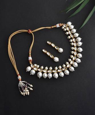 Swabhimann White Pearl Necklaces 5
