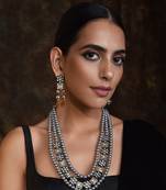 Grey zircon   necklaces