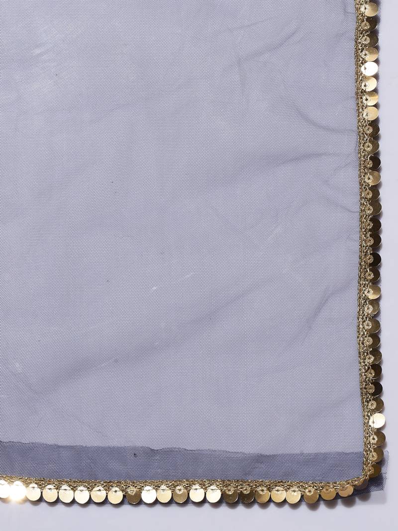 Navy-blue jacquard cotton silk salwar