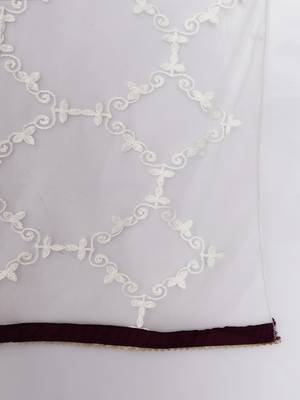 Purple embroidered silk blend Kurta Pant With Dupatta 3