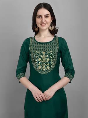 Purple embroidered silk blend salwar 2