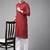 Men Maroon & Gold Printed Straight Kurta With Pyjama
