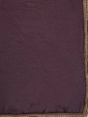 Purple embroidered chanderi Kurta Pant With Dupatta 3
