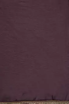 Purple embroidered chanderi Kurta Pant With Dupatta