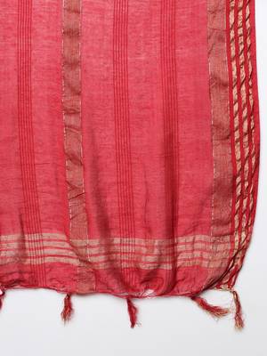 Mehendi embroidered silk blend Kurta Pant With Dupatta 3