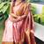 LONDON BEAUTY PINK SILK SAREES WITH BLOUSE