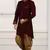 Maroon embroidered art silk sherwani