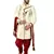 Fawn embroidered brocade sherwani