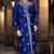Blue embroidered art silk sherwani