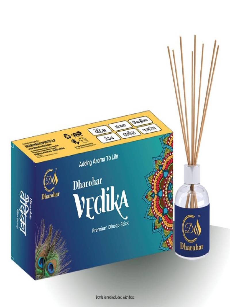 Dharohar Natural Incense Dhoop Sticks| Vedika |Handrolled |Doop Sticks for Pooja|