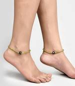 Yellow anklets