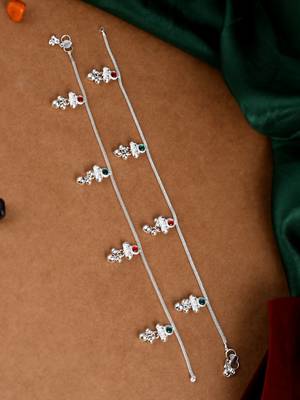 Silver anklets 1